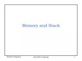 Memory and Stack