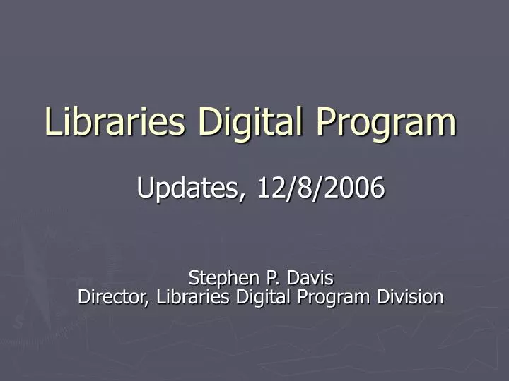 libraries digital program