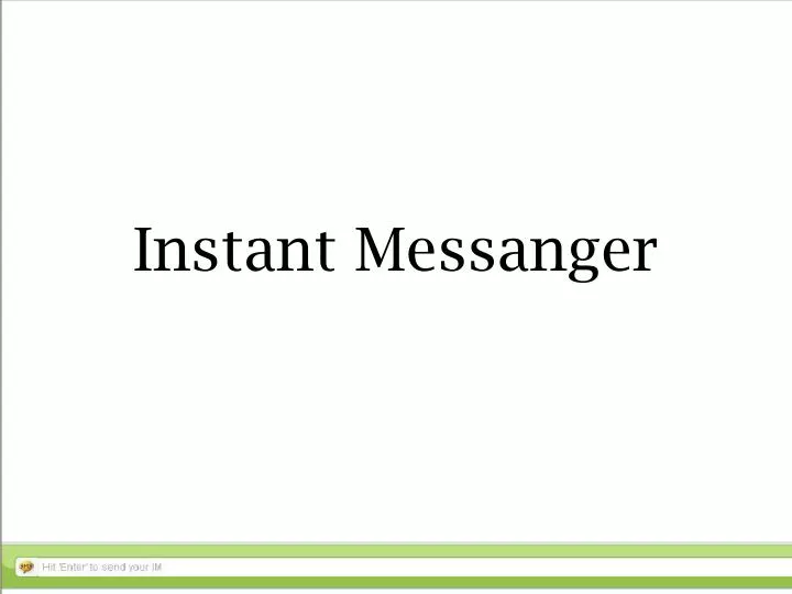instant messanger