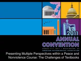 Multiple Perspectives within a Peace and Nonviolence Course