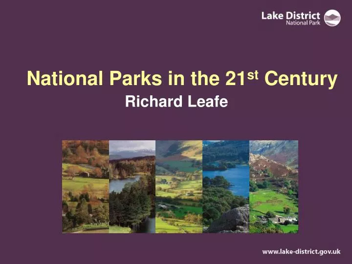 national parks in the 21 st century
