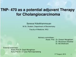 Sonexai Kidoikhammouan M.Sc. Student, Department of Biochemistry Faculty of Medicine, KKU