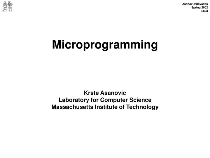 microprogramming