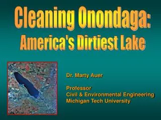 Cleaning Onondaga: