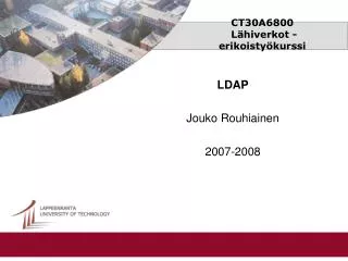 ct30a6800 l hiverkot erikoisty kurssi