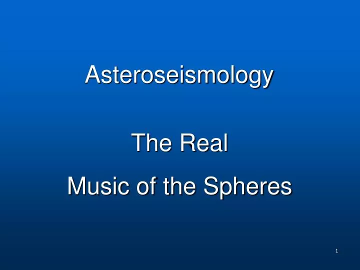 the real music of the spheres