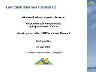 landdistrikternes f llesr d