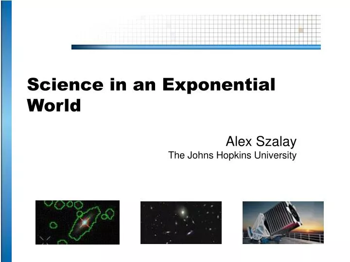 science in an exponential world