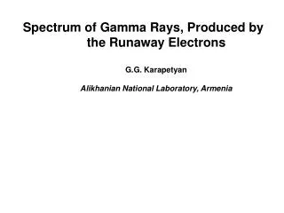 Theory of relativistic runaway electron avalanche (RREA) [3]