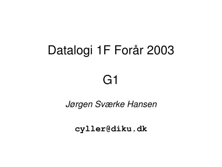 datalogi 1f for r 2003 g1