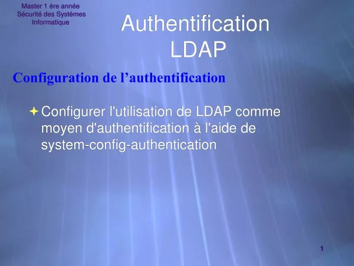 authentification ldap