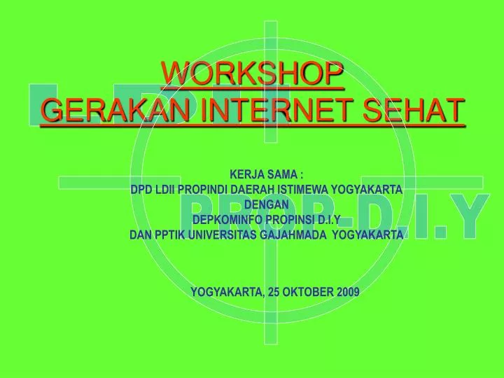 workshop gerakan internet sehat