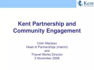 Kent Partnership and Community Engagement
