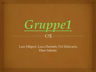 gruppe 1
