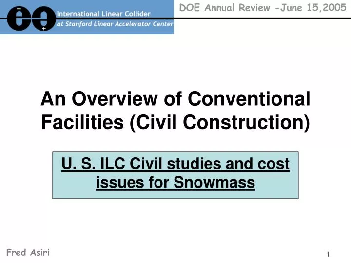 an overview of conventional facilities civil construction