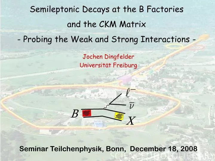 semileptonic decays at the b factories and the ckm matrix probing the weak and strong interactions