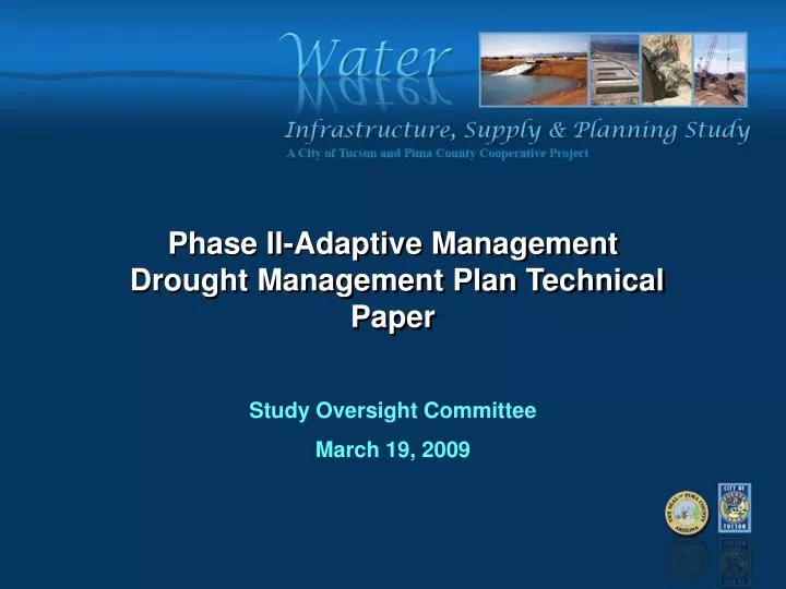 phase ii adaptive management drought management plan technical paper