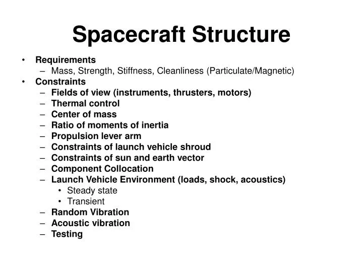 spacecraft structure