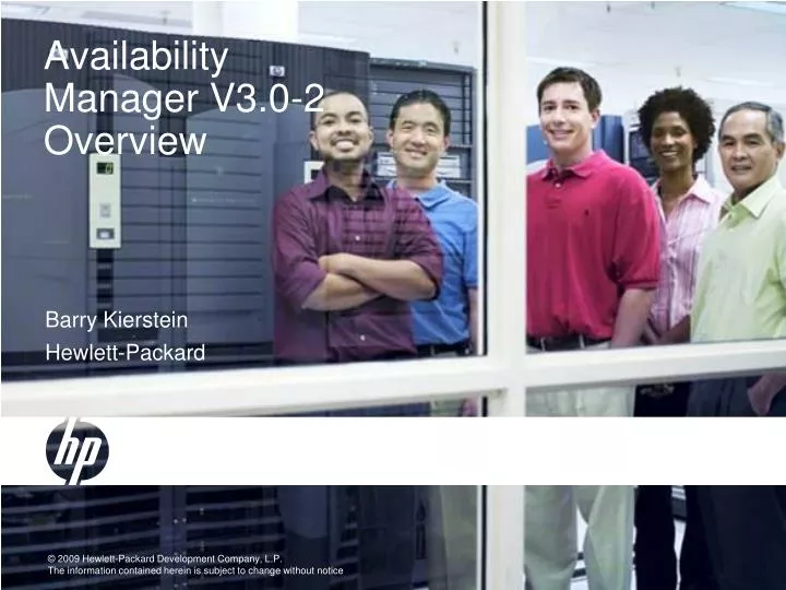 availability manager v3 0 2 overview