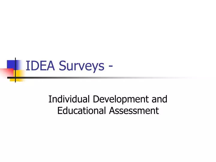 idea surveys