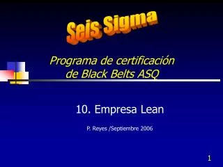 programa de certificaci n de black belts asq