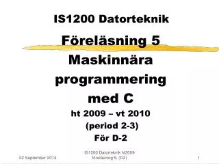 is1200 datorteknik