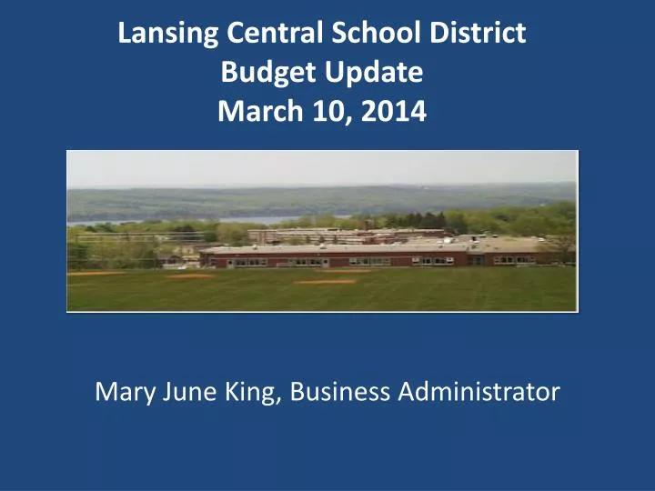 lansing central school district budget update march 10 2014
