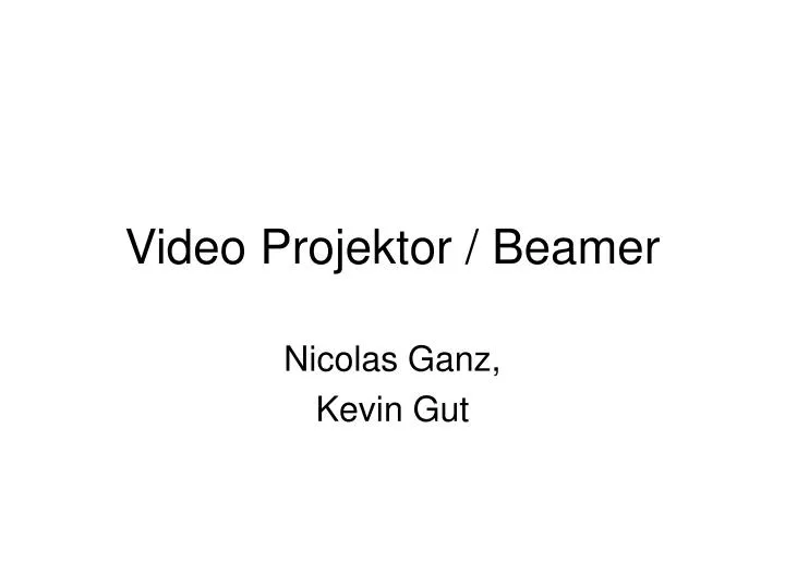 video projektor beamer