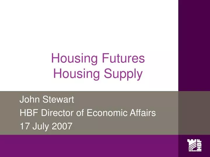housing futures housing supply