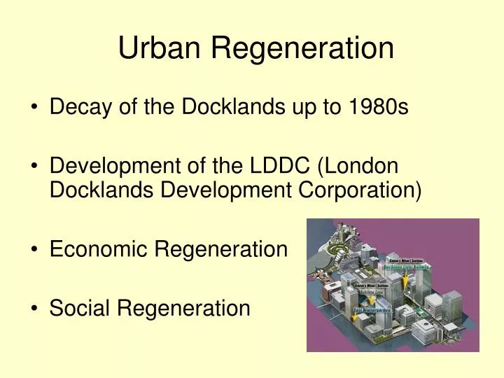 urban regeneration
