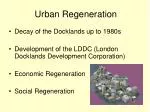 Urban Regeneration - slide 1