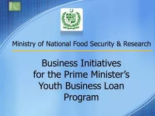 Ministry of National Food Security &amp; Research