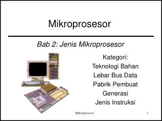 mikroprosesor