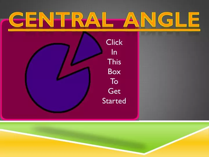central angle