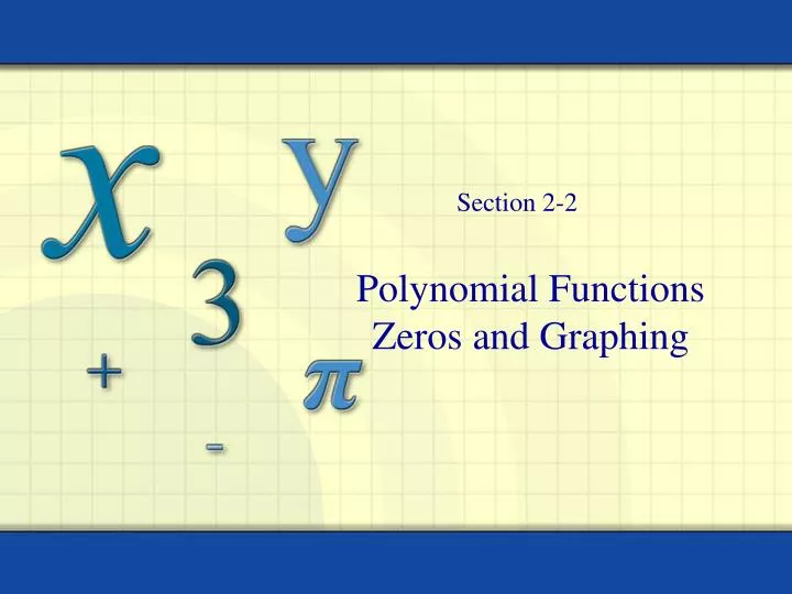 polynomial functions zeros and graphing