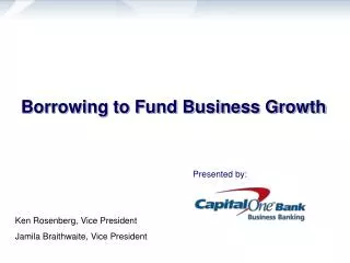 Borrowing to Fund Business Growth