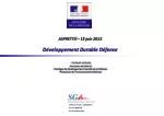 DIRECTION DE LA MÉMOIRE, DU PATRIMOINE ET DES ARCHIVES - slide 1