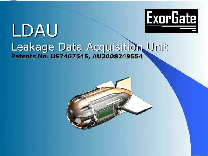 ldau leakage data acquisition unit patents no us7467545 au2008249554