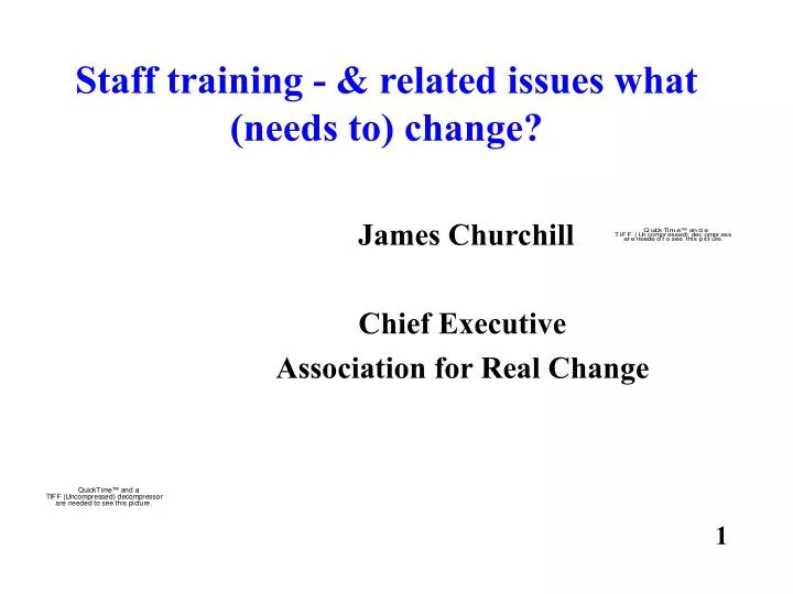 staff training related issues what needs to change