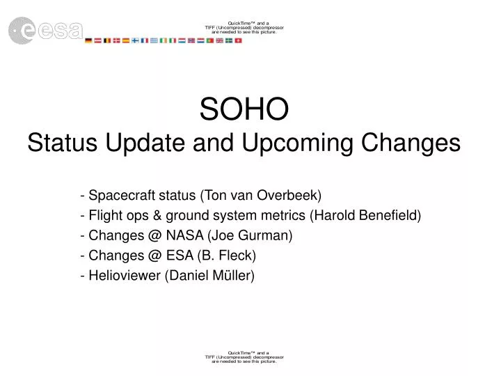 soho status update and upcoming changes