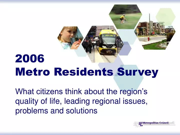 2006 metro residents survey