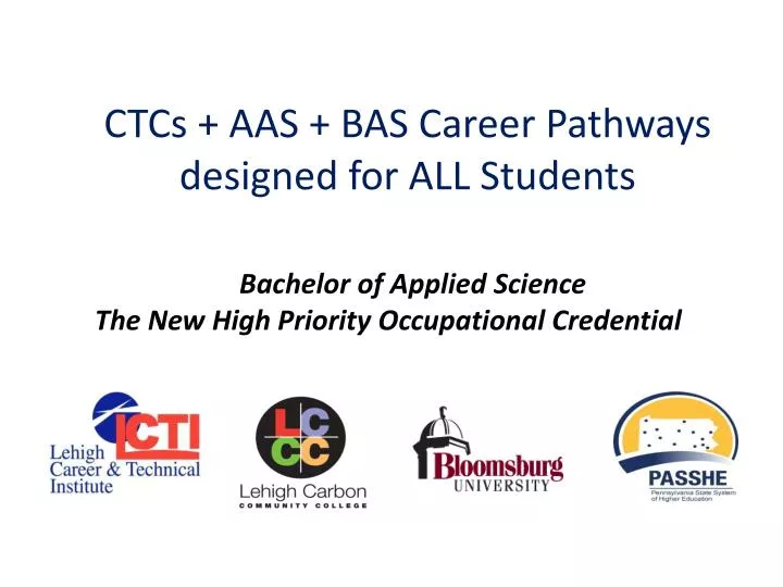 ctcs aas bas career pathways designed for all students