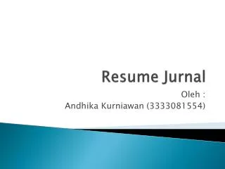 resume jurnal