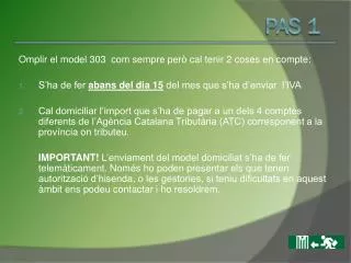 pas 1