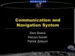 Communication and Navigation System - slide 1