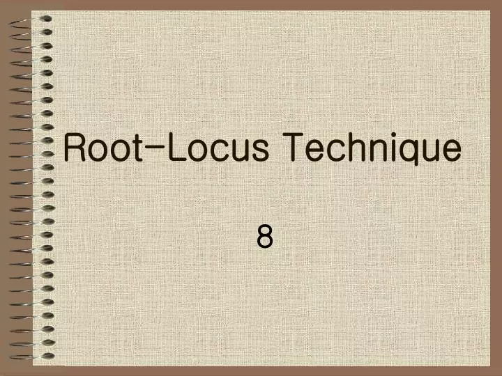 root locus technique