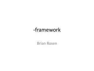 -framework