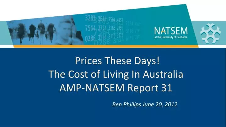 prices these days the cost of living in australia amp natsem report 31