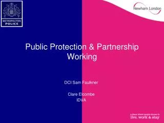 Public Protection &amp; Partnership Working