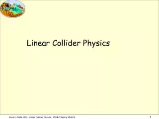 Linear Collider Physics